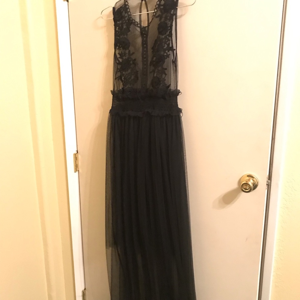 Hot & Delicious Black Lace Backless Dress